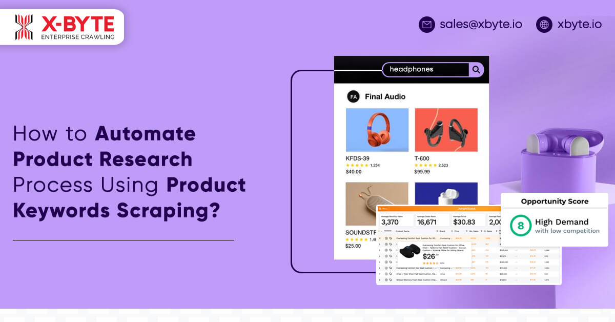 Automate Product Research Process Using Product Keywords Scraping