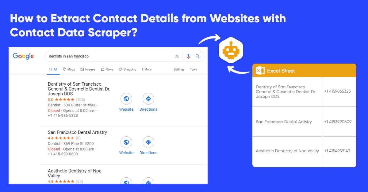 How to Extract Contact Details from Websites with Contact Data Scraper