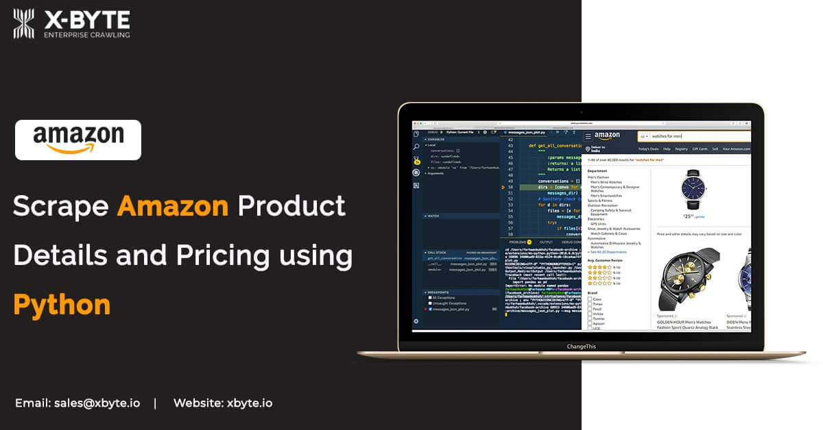 Scrape Amazon Product Details and Pricing using Python