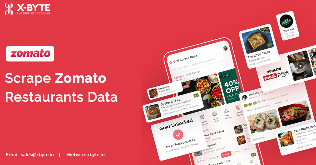 Scrape Zomato Restaurants Data