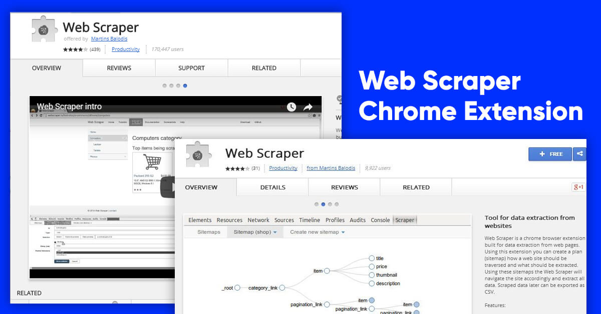 Web Scraper Chrome Extension