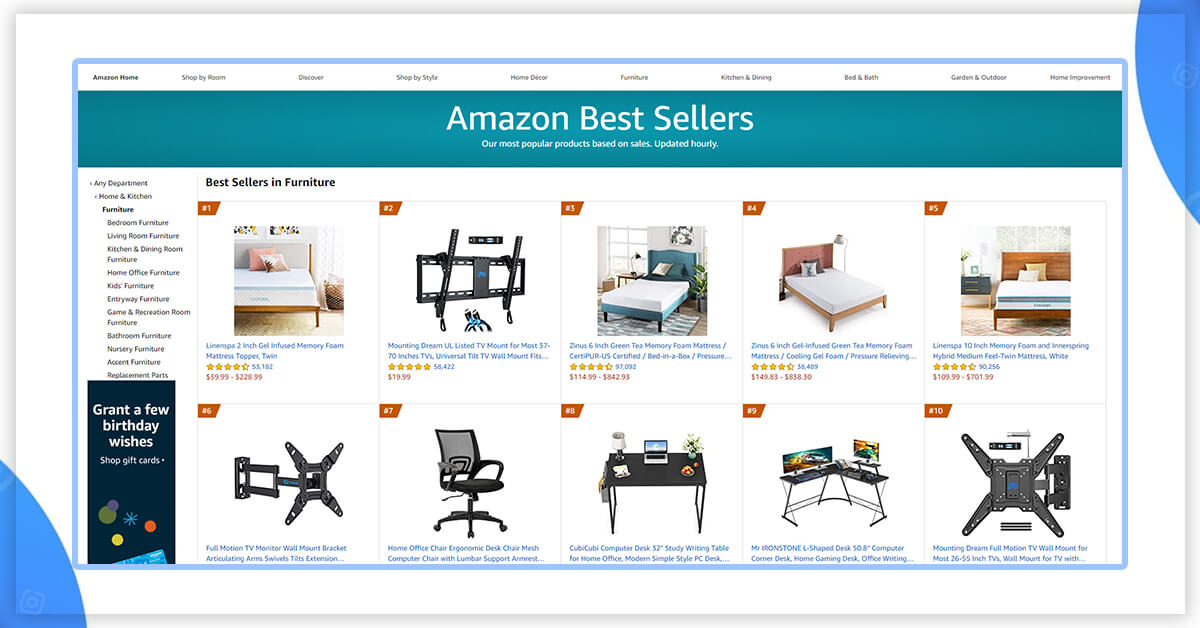 amazons-best-sellers-product-listing-page