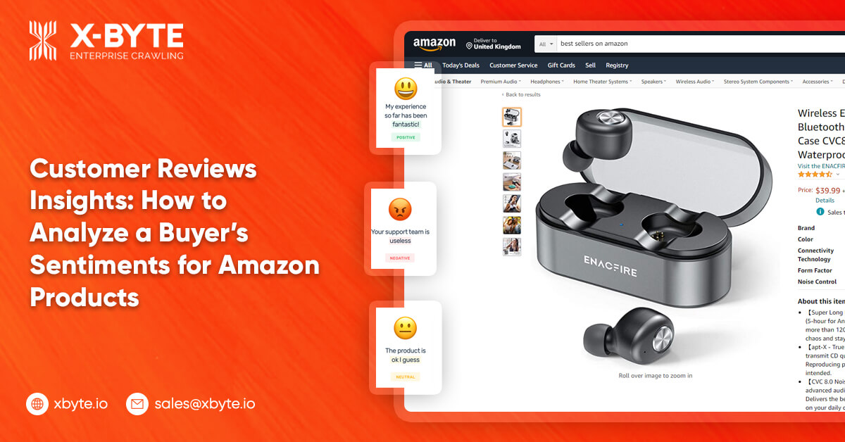 Customer Reviews Insights: How to Analyze a Buyer’s Sentiments for Amazon Products