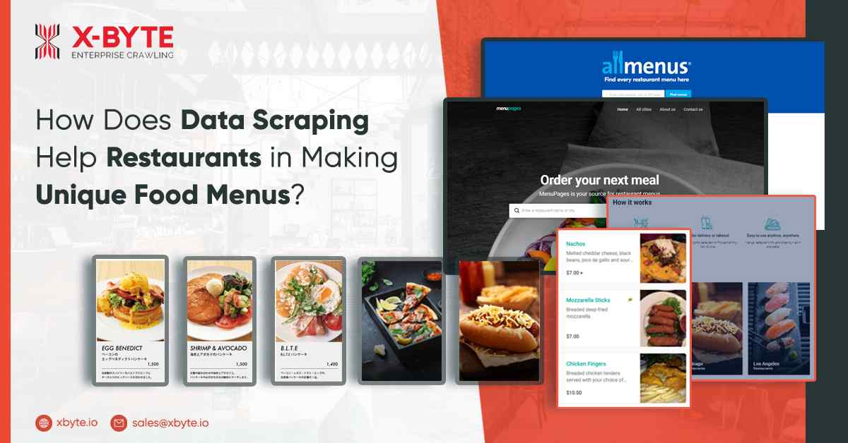 how-data-scraping-help restaurants in making unique food menus