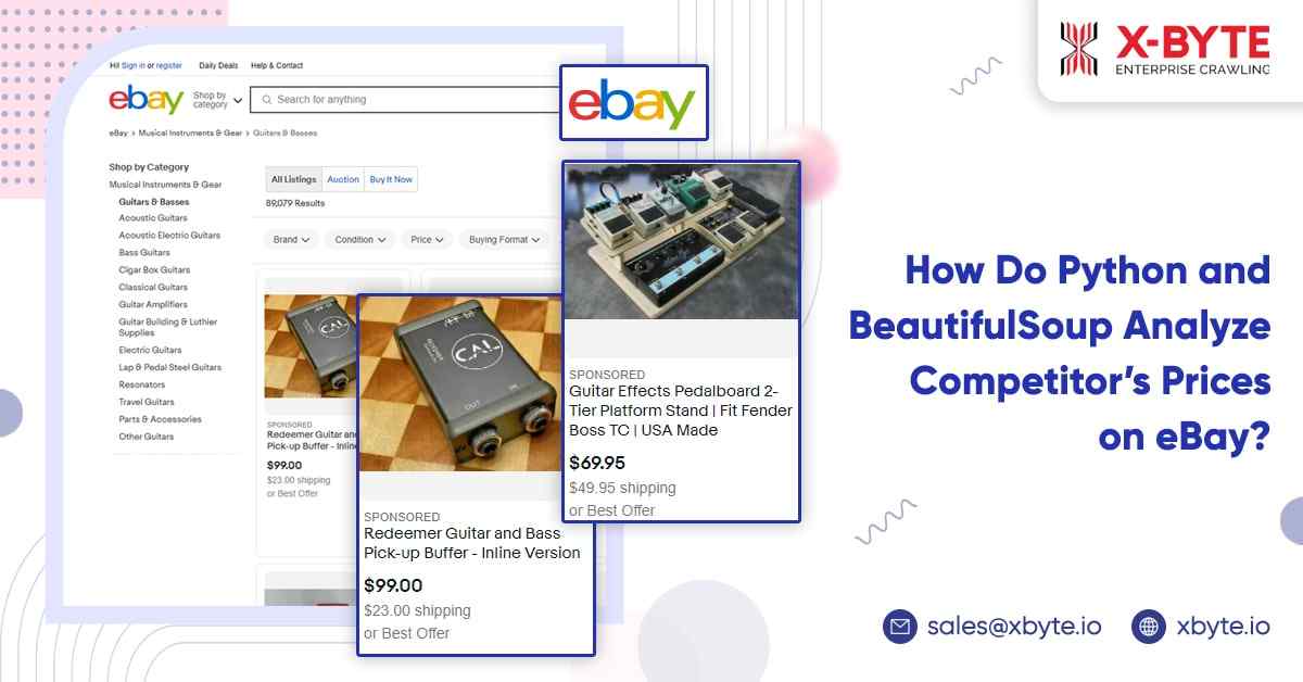 How Do Python and BeautifulSoup Analyze Competitor’s Prices on eBay?