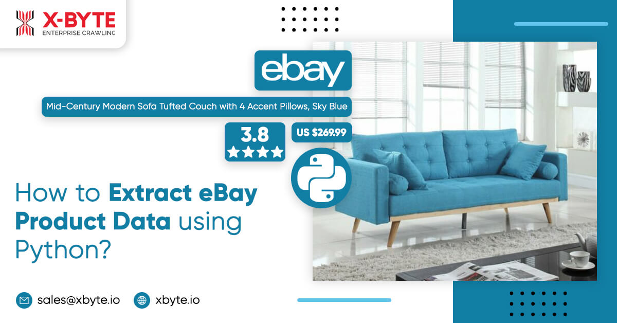 how to extract product data from ebay using python