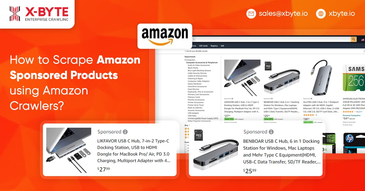 Scrape Amazon Sponsored Products
