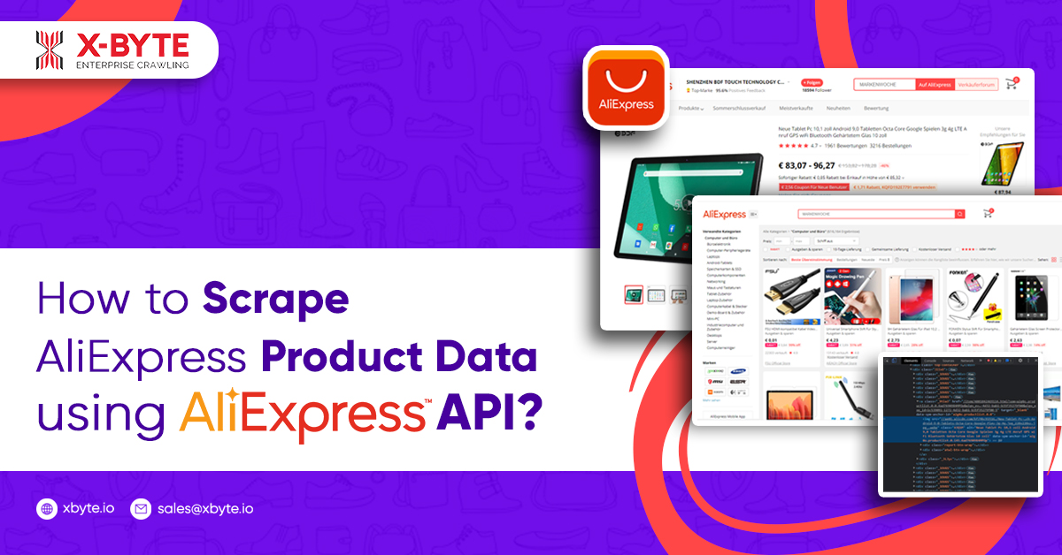 how to use aliexpress scraper for scraping aliExpress product data