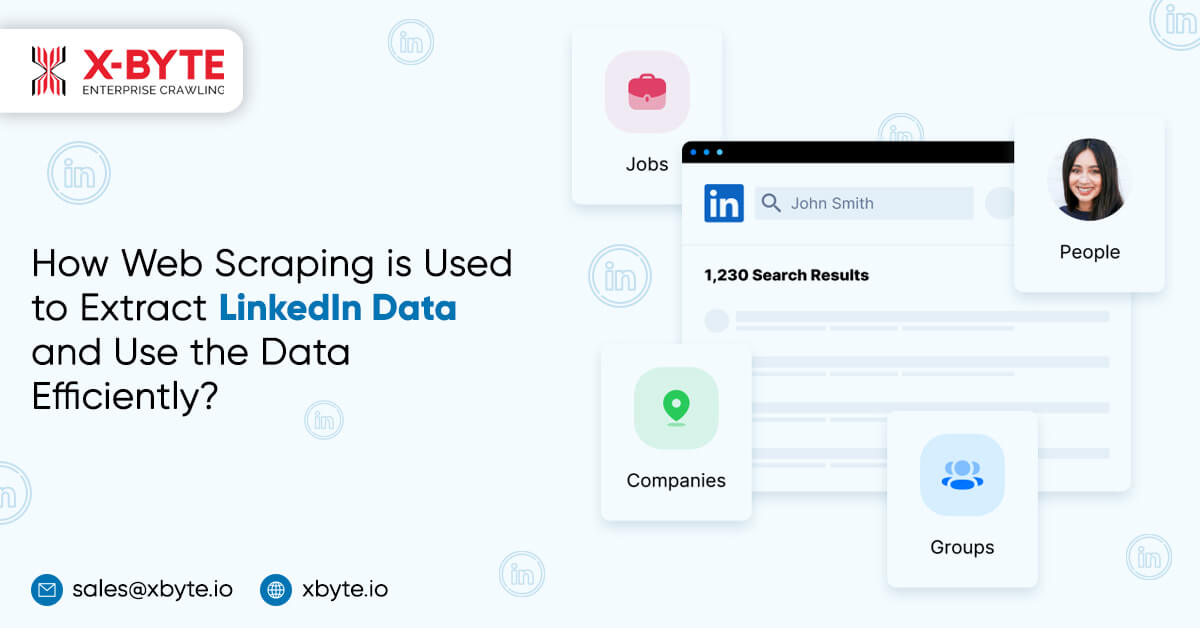 How Web Scraping Is Used To Extract Linkedin Data And Use The Data Efficiently