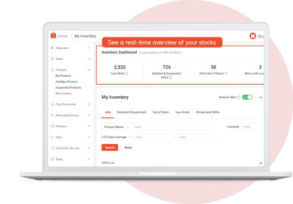 SHOPEE INVENTORY SCRAPING