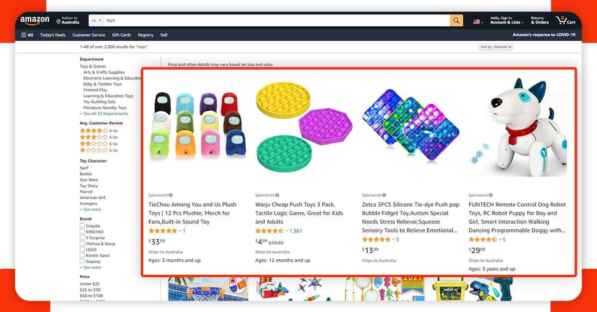 Where Do Sponsored Product Ads Appear on Amazon