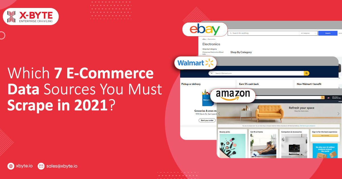 which 7 e commerce data sources you must scrape in 2021