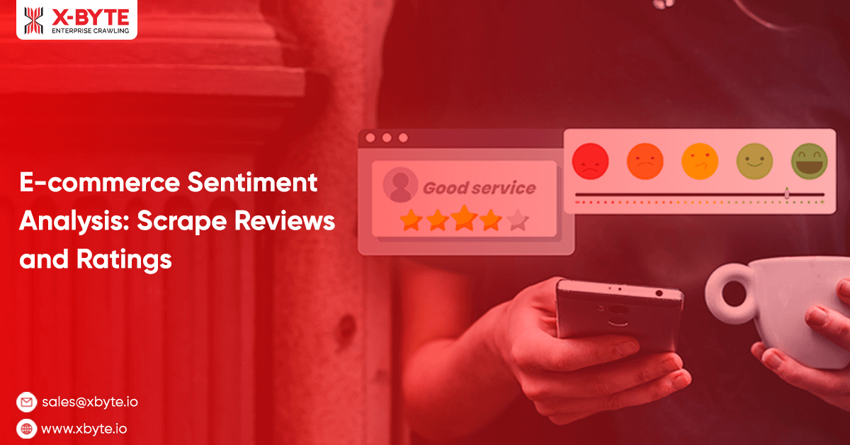 E-commerce Sentiment Analysis - Scrape Reviews and Ratings