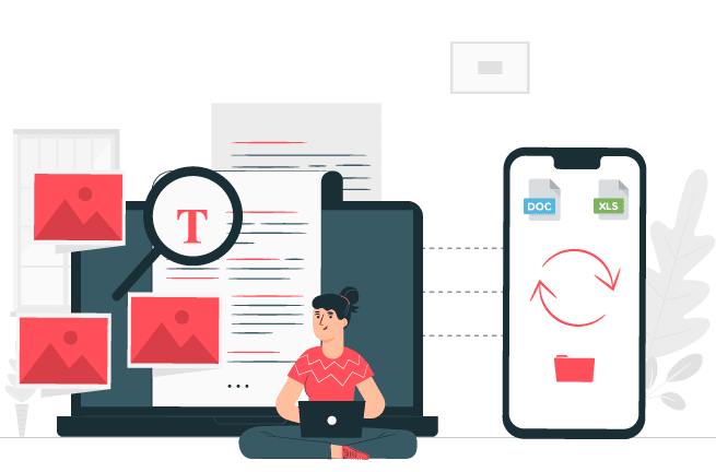 Image OCR servies highlight